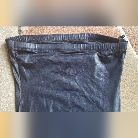 Ladies Black Sexy Strapless Tube SLD Collection Sexy Nylon/Mesh Dress Size M / L - Picture 8 of 14